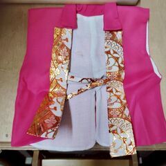 ハンドメイド　桃太郎衣裳　４歳児用の画像