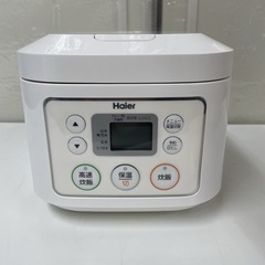 R486 ☀️ Haier 炊飯ジャー 3合炊き 15年製 JJ-M30B ⭐ 動作確認済 ⭐ クリーニング済の画像