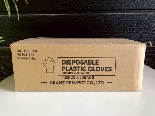 【手袋】プラスチック使い捨て手袋☆
