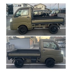 売約済み　⭐️TOYOTAの軽トラ🛻⭐️車検満タン⭐️即納⭐️ オートマ、NAVI、TV、ブラックアルミ🛞山たっぷり　S500U S500Pの画像