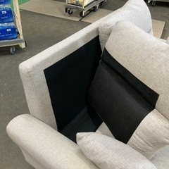 ソファー　布張り 脚脱着可能タイプの画像