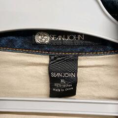 0829-448 SEAN JOHNデニムジャケット　XLの画像