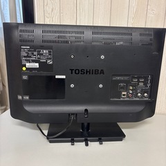 TOSHIBA 東芝 REGZA 液晶カラーテレビ リモコン付きの画像