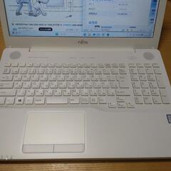 富士通//  人気の白//ノート/ / Windows11Pro// office2021 Pro//超高速！⑯の画像