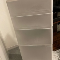 隙間収納　4段 ホワイトの画像