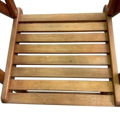 【未使用✨】木製 ガーデンチェア アウトドアチェア 肘掛け付き 屋外用 ◇2脚で12000円の大特価☆の画像