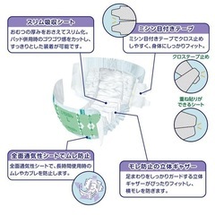エルモアいちばん クロステープ止めうす型 L サイズ 1パック（26枚入）の画像