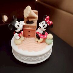 Disney ディズニー アンティーク オルゴール 星に願いをの画像