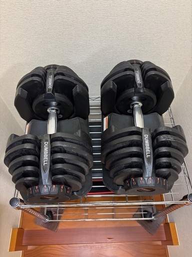 40キロ可変式ダンベルとベンチセット 購入者決定しました。