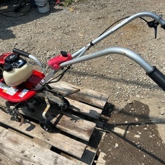 ヤンマー　小型耕運機 管理機　ガソリン　ナタ爪 QT15 耕耘幅約350mm 耕運機 家庭菜園　畑　宮崎の画像