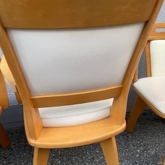 こたつデスク　ダイニングチェアの画像