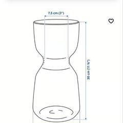 IKEA　花瓶　フラワーベースの画像