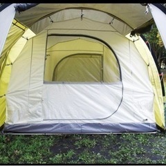 【簡単設営】　テントファクトリー フォーシーズン トンネル 2ルームテントの画像