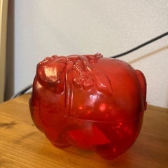 レトロ　豚の貯金箱の画像