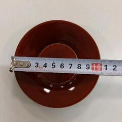 0829-158 茶托(漆塗り)5枚セットの画像