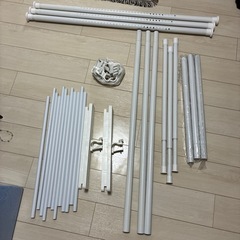 つっぱり式ハンガーラックの画像