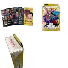 トレーディングカード 【7点セット】未開封 ONE PIECE CARD THE BEST 「Side ヤマト」「500年後の未来」「ROMANCE DAWN」「新たなる皇帝」スタートデッキ ブースターパック シュリンク付き【中古】の画像