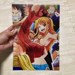 ワンピース ★ セブンイレブン限定ポスター&手配書風ステッカー　希少の画像