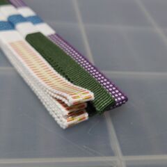 真田紐　3本セット　新品未使用　木綿　平紐 　着物の画像