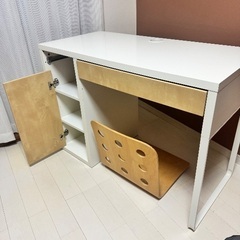 （お譲りします）IKEAの組立て机の画像