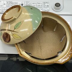 【リサイクルショップどりーむ天保山店】No.280 ミニ土鍋 小型 コンパクトの画像