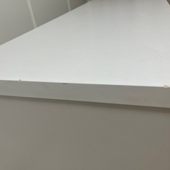 テレビ台　木目なしホワイト　横幅88cmの画像