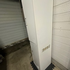 ロッカー　2段 白 横38cm 奥行45cm 高さ180cmの画像