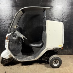 ★支払総額4.2万円★買取強化中！まずはカンタン無料査定まで！ ホンダ ジャイロ 白 TA02 人気のジャイロ！ 2ストのためオイル注ぎ足すだけ！ ミニカー登録可能！ リアボックス付き！の画像