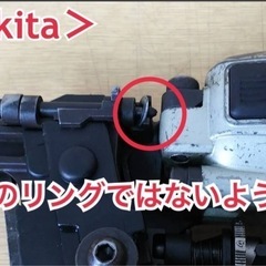 makita AN513・MAX CN-510 エア釘打(コイルネイラ) 2台セット 中古 makitaは動作品 / MAXはジャンク品(エア抜け?)の画像