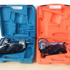 makita AN513・MAX CN-510 エア釘打(コイルネイラ) 2台セット 中古 makitaは動作品 / MAXはジャンク品(エア抜け?)の画像