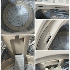 R538 ☀️ ジモティー限定特別価格！ 2023年製の美品♪ Hisense 洗濯機 （洗濯5.5㎏) HW-55E2W ⭐ 動作確認済 ⭐ クリーニング済の画像