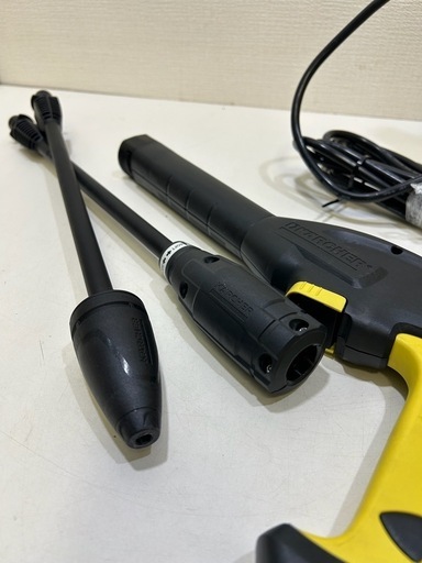 【現金取引可】家庭用高圧洗浄機 ケルヒャー K2 別売りデッキブラシ付 使用少な目の中古【現金値引きあり】
