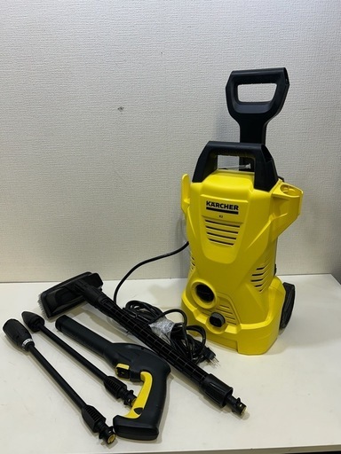 【現金取引可】家庭用高圧洗浄機 ケルヒャー K2 別売りデッキブラシ付 使用少な目の中古【現金値引きあり】