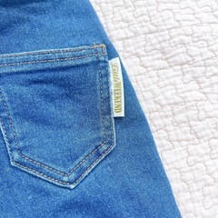 LittleWEEKENDリトルウィークエンド フレアデニムパンツ90の画像
