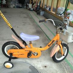 幼児用、手押し自転車の画像