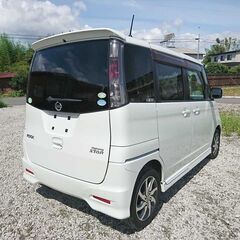 日産 ルークス ハイウェイスター 2WD 車検8年3月 片面パワースライドドア キーレス エンジンスターター フルセグナビの画像