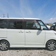 日産 ルークス ハイウェイスター 2WD 車検8年3月 片面パワースライドドア キーレス エンジンスターター フルセグナビの画像