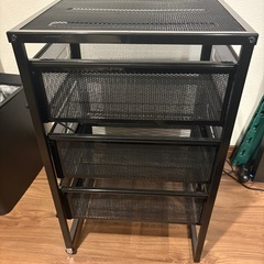 ＊イケア＊レッナールト＊黒＊引き出しユニット＊IKEA＊の画像