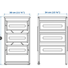 ＊イケア＊レッナールト＊黒＊引き出しユニット＊IKEA＊の画像