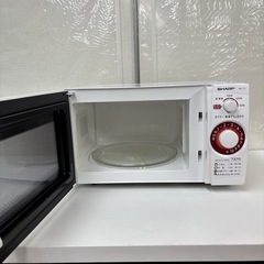 I742 🌈 光るデカタイマー！ SHARP 電子レンジ（700Ｗ） ⭐ 動作確認済 ⭐ クリーニング済の画像