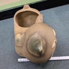 猫の植木鉢の画像