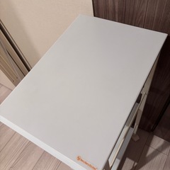 山善 YAMAZEN キッチンワゴン　白　隙間30cm の画像
