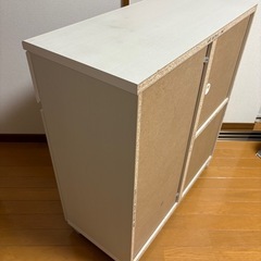 【8/29 21:30〜24:00　8/30 18:00〜19:00に受取り可能の方】　カインズ 食器棚 アペルト APR-8575SL　キャスター付き　キッチンボードの画像