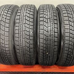 【YOKOHAMA ice GUARD iG60 155/80R13】スタッドレス【BS BALMINUM 13インチ 4.5J4HPCD100+35】23年製 バリ溝 ヴィッツ パッソ等　(STH017)の画像