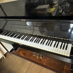 yamahaヤマハ　アップライトピアノ黒の画像