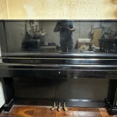 yamahaヤマハ　アップライトピアノ黒の画像