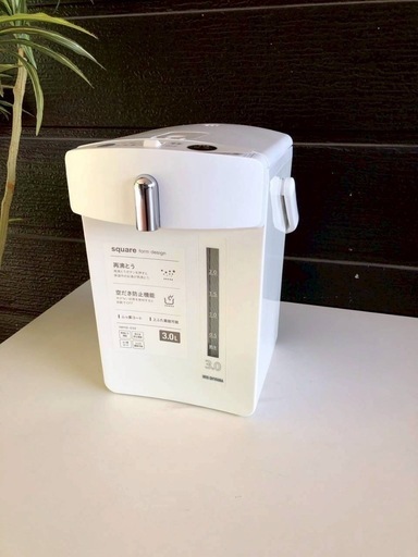 【ポット】アイリスオーヤマ 3.0L ジャーポット☆