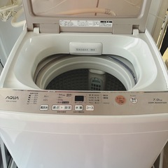洗濯機 AQUA 2018年製の画像