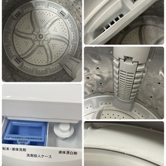 R738 ☀️ NITORI 洗濯機（洗濯6.0㎏) 19年製 NTR60 ⭐ 動作確認済 ⭐ クリーニング済の画像