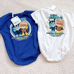 【新品】ベビー アンパンマン 半袖ロンパース 2点セット 70の画像